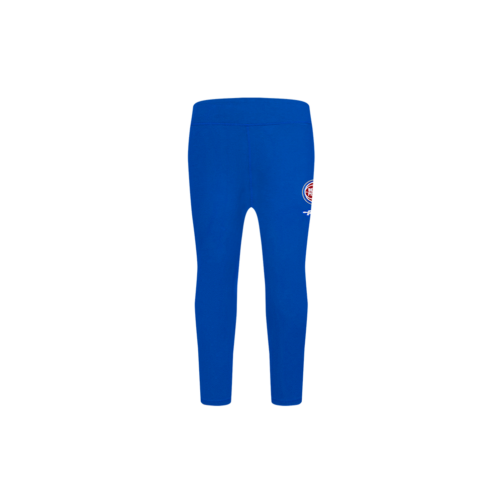 NBA DETROIT PISTONS RETRO CLASSIC TODDLER GIRL'S LEGGING (ROYAL BLUE)