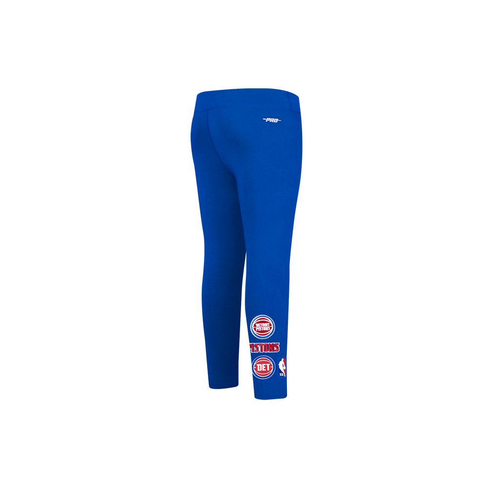 NBA DETROIT PISTONS RETRO CLASSIC TODDLER GIRL'S LEGGING (ROYAL BLUE)