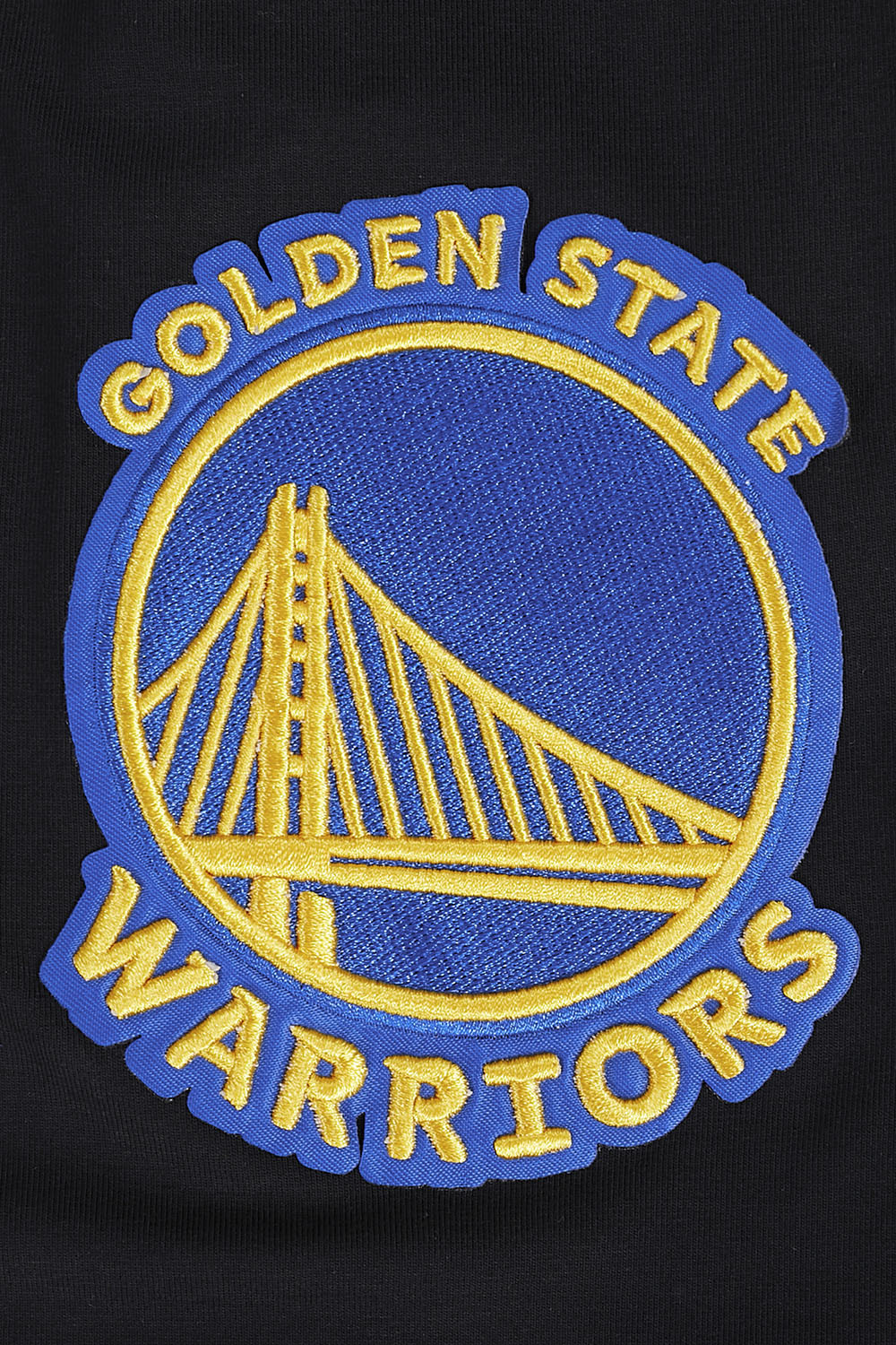 NBA GOLDEN STATE WARRIORS SCRIPT TAIL MEN'S   TEE (BLACK)