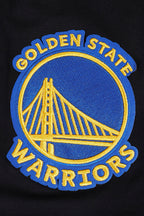 NBA GOLDEN STATE WARRIORS SCRIPT TAIL MEN'S   TEE (BLACK)