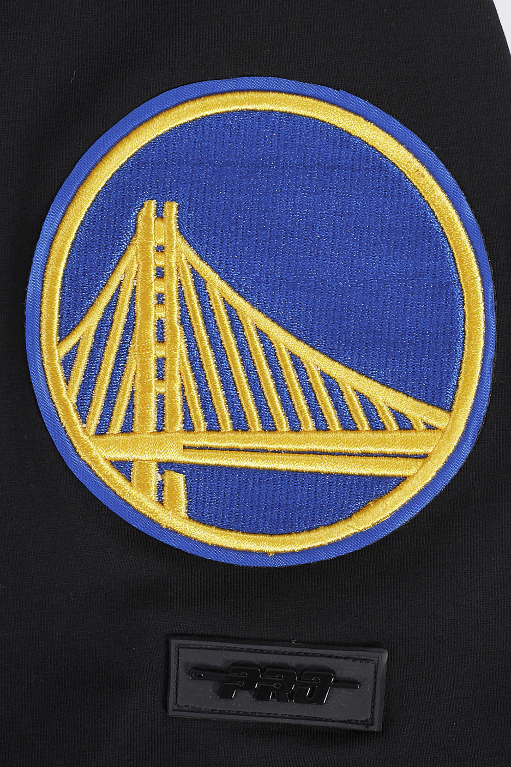 NBA GOLDEN STATE WARRIORS SCRIPT TAIL MEN'S   TEE (BLACK)