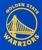 NBA GOLDEN STATE WARRIORS SCRIPT TAIL MEN'S   TEE (ROYAL BLUE)