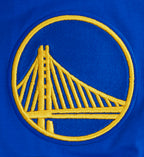 NBA GOLDEN STATE WARRIORS SCRIPT TAIL MEN'S   TEE (ROYAL BLUE)