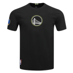 NBA GOLDEN STATE WARRIORS UNDER THE LIGHTS T-SHIRT EN JERSEY SIMPLE POUR HOMME (NOIR)