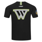 NBA GOLDEN STATE WARRIORS UNDER THE LIGHTS T-SHIRT EN JERSEY SIMPLE POUR HOMME (NOIR)