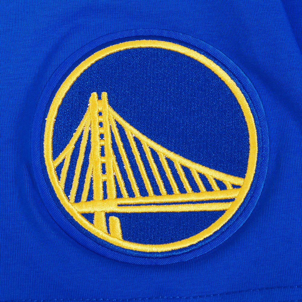 NBA GOLDEN STATE WARRIORS CITY RANSOM T-SHIRT EN JERSEY SIMPLE POUR HOMME (BLEU ROYAL)