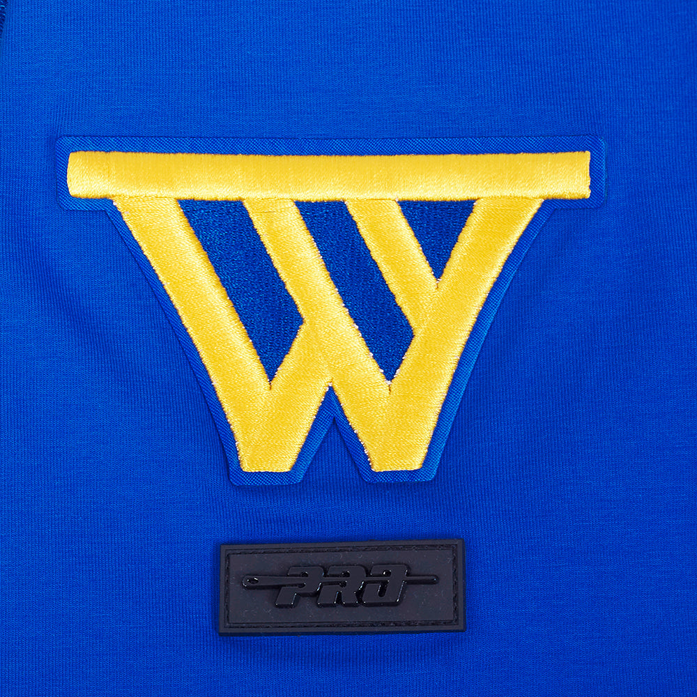 NBA GOLDEN STATE WARRIORS CITY RANSOM T-SHIRT EN JERSEY SIMPLE POUR HOMME (BLEU ROYAL)
