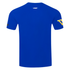 NBA GOLDEN STATE WARRIORS RETRO ELEVATION MEN'S SINGLE JERSEY TEE (ROYAL BLUE)