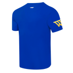 NBA GOLDEN STATE WARRIORS RETRO ELEVATION MEN'S SINGLE JERSEY TEE (ROYAL BLUE)
