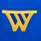 NBA GOLDEN STATE WARRIORS RETRO ELEVATION MEN'S SINGLE JERSEY TEE (ROYAL BLUE)