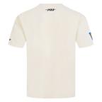 NBA GOLDEN STATE WARRIORS CHROME MEN'S CJ DROP SHOULDER TEE (EGGSHELL)