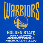 NBA GOLDEN STATE WARRIORS CITY TOUR 2.0 MEN'S COTTON JERSEY DROP SHOULDER TEE (ROYAL BLUE)