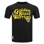NBA GOLDEN STATE WARRIORS SOUVENIR T-SHIRT EN JERSEY SIMPLE POUR HOMME (NOIR)