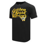 NBA GOLDEN STATE WARRIORS SOUVENIR T-SHIRT EN JERSEY SIMPLE POUR HOMME (NOIR)
