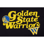 NBA GOLDEN STATE WARRIORS SOUVENIR T-SHIRT EN JERSEY SIMPLE POUR HOMME (NOIR)