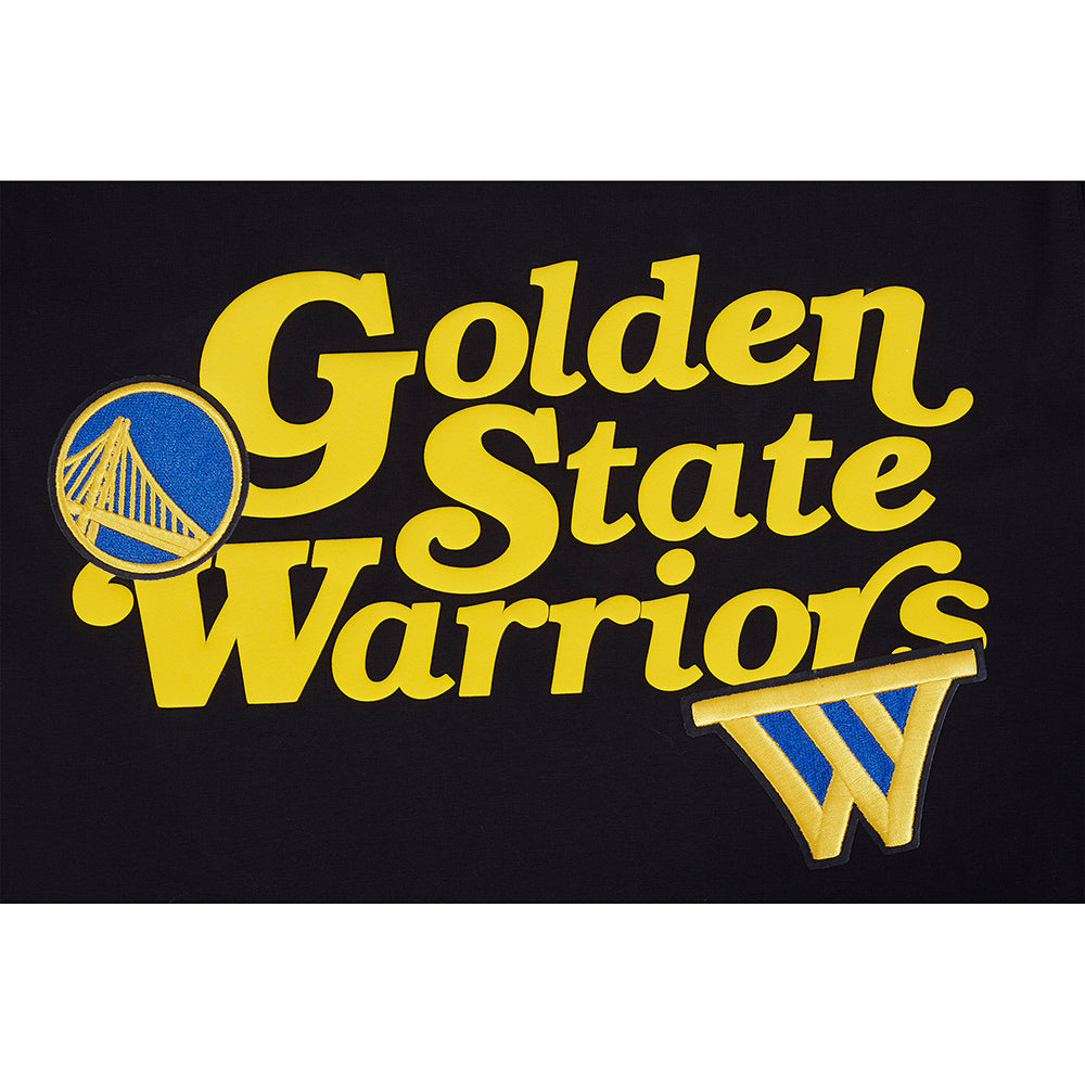 NBA GOLDEN STATE WARRIORS SOUVENIR T-SHIRT EN JERSEY SIMPLE POUR HOMME (NOIR)