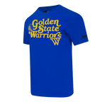 NBA GOLDEN STATE WARRIORS SOUVENIR MEN'S SINGLE JERSEY TEE (ROYAL BLUE)