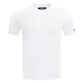 NBA GOLDEN STATE WARRIORS WHITE OUT MEN'S SINGLE JERSEY TEE (WHITE)