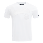 NBA GOLDEN STATE WARRIORS WHITE OUT MEN'S SINGLE JERSEY TEE (WHITE)