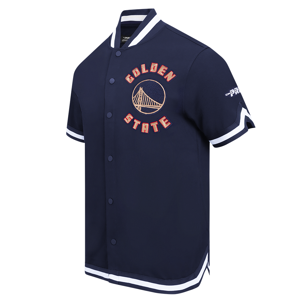 NBA GOLDEN STATE WARRIORS CITY EDITION 24-25 MEN'S DK SS WARM UP JAC (MIDNIGHT NAVY)