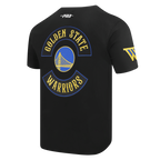 NBA GOLDEN STATE WARRIORS BORN FOR SPORT T-SHIRT EN JERSEY SIMPLE POUR HOMME (NOIR)