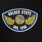 NBA GOLDEN STATE WARRIORS BORN FOR SPORT T-SHIRT EN JERSEY SIMPLE POUR HOMME (NOIR)