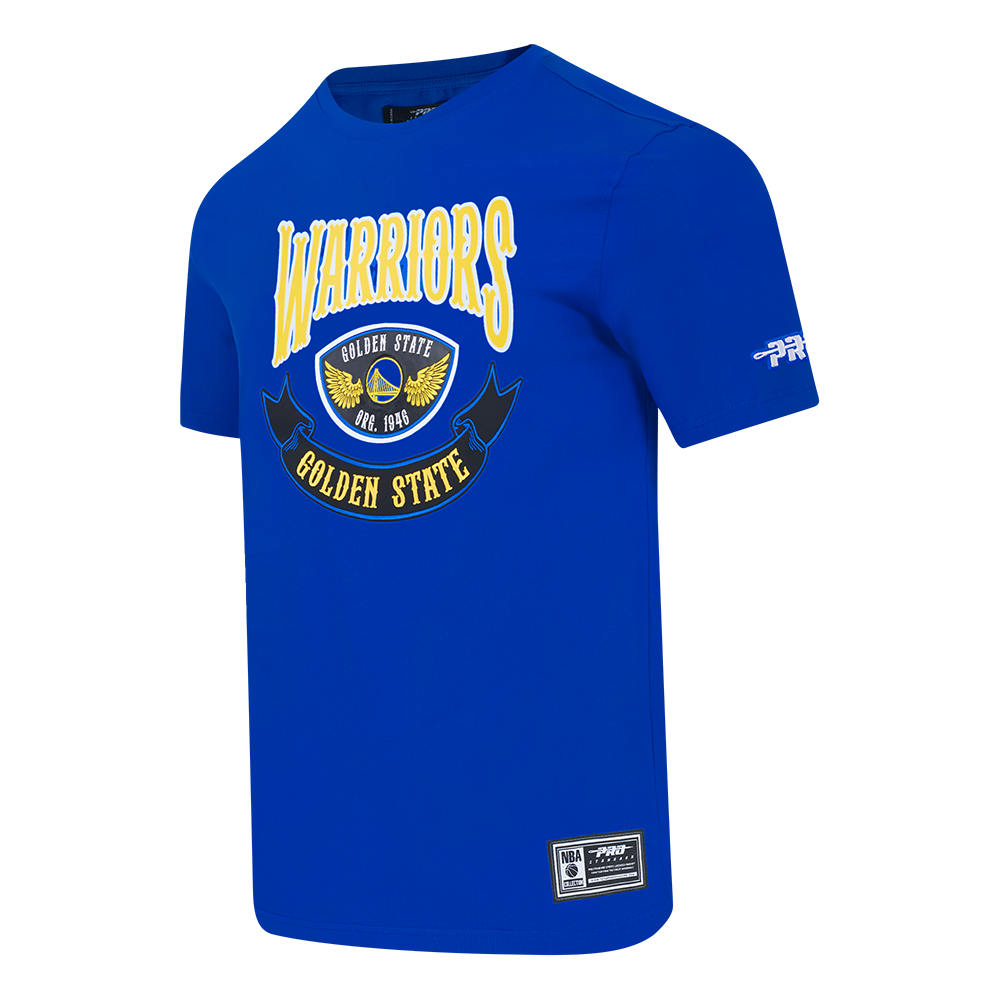 NBA GOLDEN STATE WARRIORS BORN FOR SPORT T-SHIRT EN JERSEY SIMPLE POUR HOMME (BLEU ROYAL)