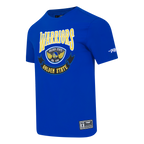 NBA GOLDEN STATE WARRIORS BORN FOR SPORT T-SHIRT EN JERSEY SIMPLE POUR HOMME (BLEU ROYAL)