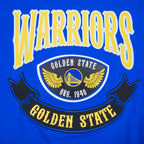 NBA GOLDEN STATE WARRIORS BORN FOR SPORT T-SHIRT EN JERSEY SIMPLE POUR HOMME (BLEU ROYAL)
