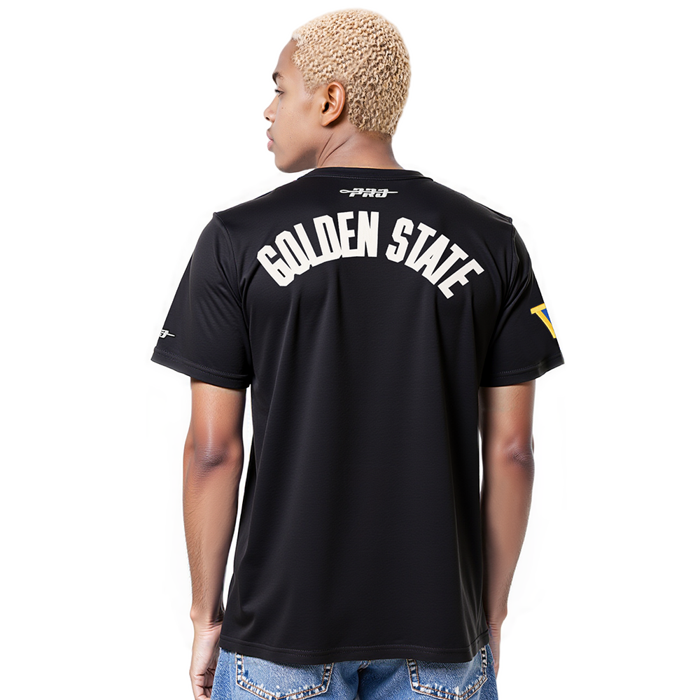 NBA GOLDEN STATE WARRIORS MODERN ORIGINALS MEN'S SJ TEE (BLACK)