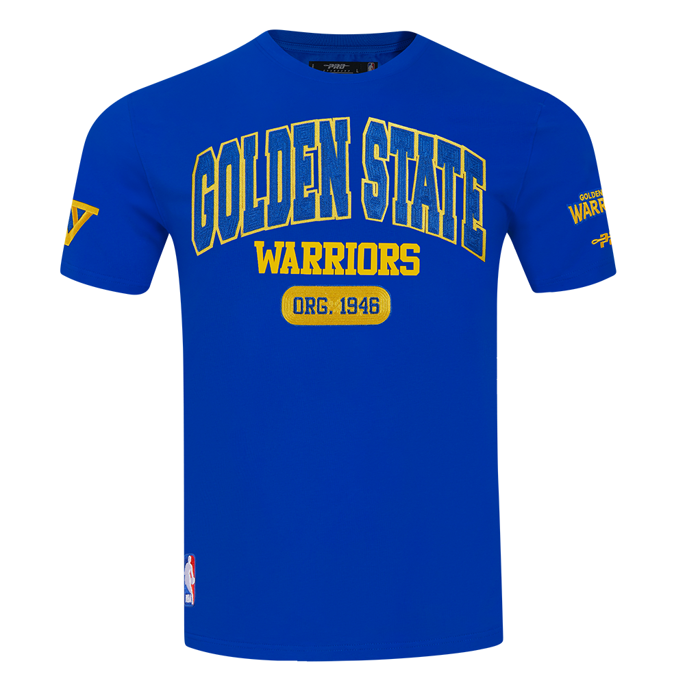 NBA GOLDEN STATE WARRIORS CITY ARCH MEN'S SJ TEE (ROYAL BLUE)