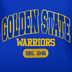 NBA GOLDEN STATE WARRIORS CITY ARCH MEN'S SJ TEE (ROYAL BLUE)