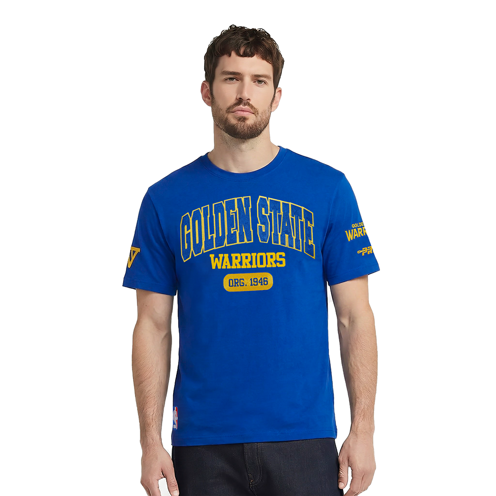 NBA GOLDEN STATE WARRIORS CITY ARCH MEN'S SJ TEE (ROYAL BLUE)