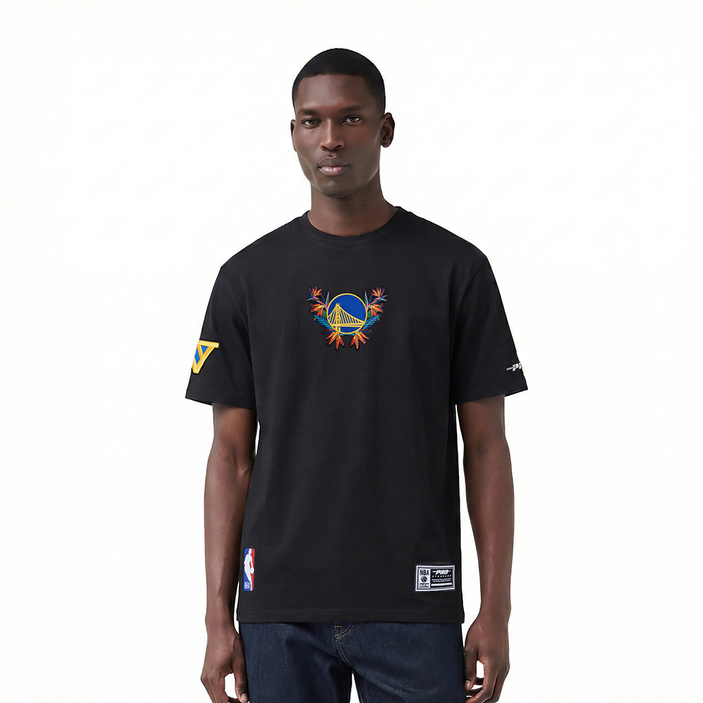 NBA GOLDEN STATE WARRIORS PARADISE MEN'S S/S TEE (BLACK)