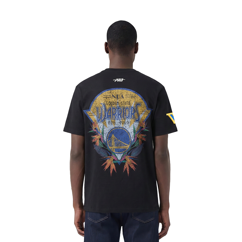 NBA GOLDEN STATE WARRIORS PARADISE MEN'S S/S TEE (BLACK)