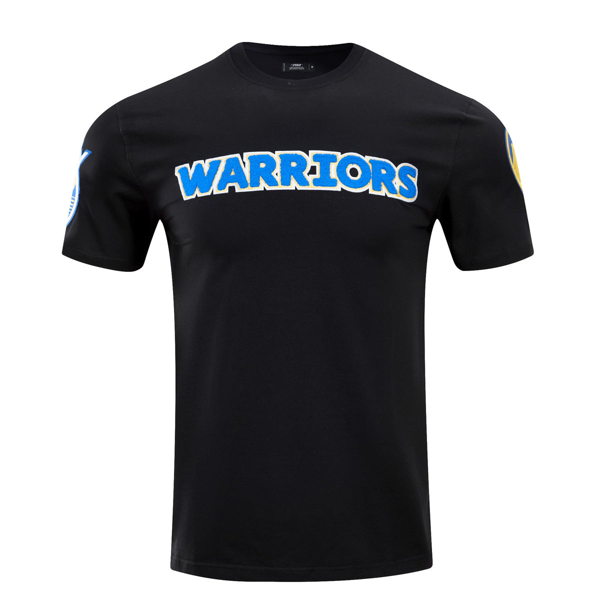 NBA GOLDEN STATE WARRIORS CLASSIC CHENILLE T-SHIRT POUR HOMME (NOIR)