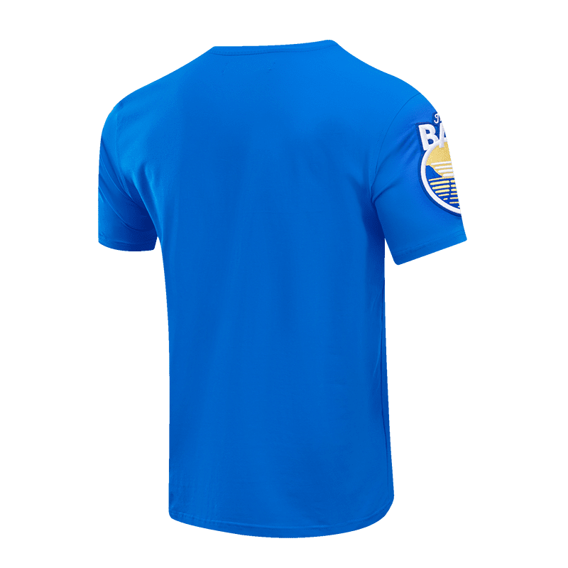 NBA GOLDEN STATE WARRIORS CLASSIC CHENILLE MEN'S TEE (ROYAL BLUE)