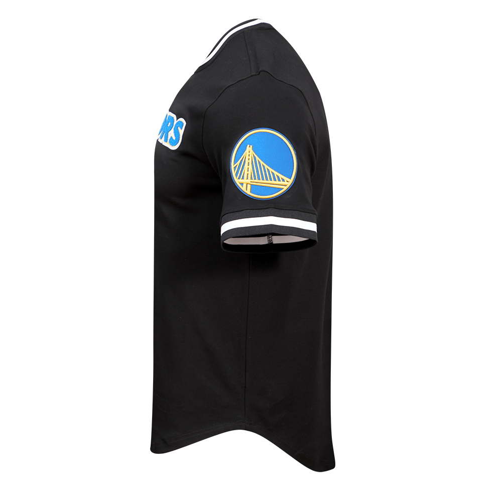 NBA GOLDEN STATE WARRIORS CLASSIC CHENILLE MEN'S TEE (BLACK)