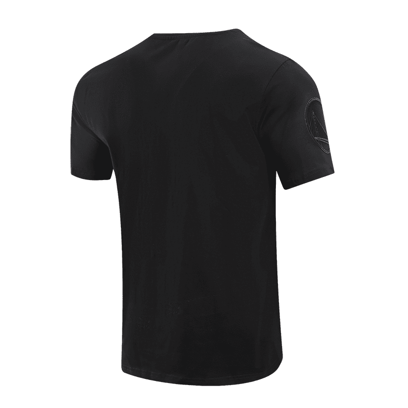 NBA GOLDEN STATE WARRIORS TRIPLE BLACK LOGO PRO TEAM MEN'S TEE (TRIPLE BLACK)