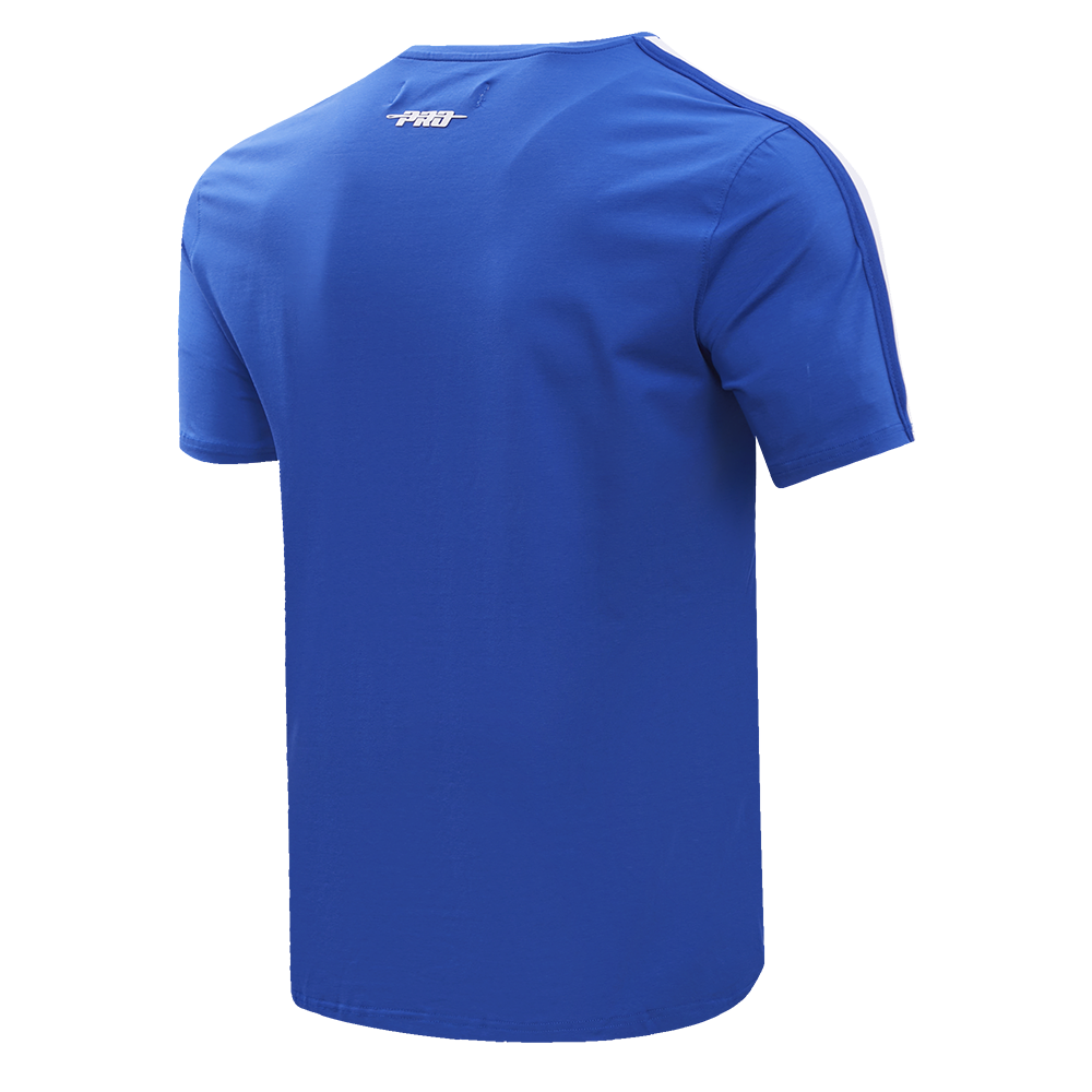 NBA GOLDEN STATE WARRIORS RETRO CLASSIC T-SHIRT À RAYURES POUR HOMME (BLEU ROYAL)