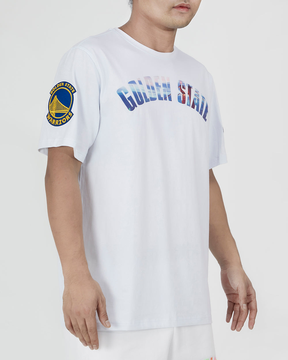 NBA GOLDEN STATE WARRIORS CITY SCAPE MEN'S TEE (WHITE)