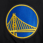 NBA GOLDEN STATE WARRIORS WINGSPAN MEN'S DROP SHOULDER LONG SLEEVE TEE (BLACK)