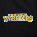 NBA GOLDEN STATE WARRIORS WINGSPAN MEN'S DROP SHOULDER LONG SLEEVE TEE (BLACK)