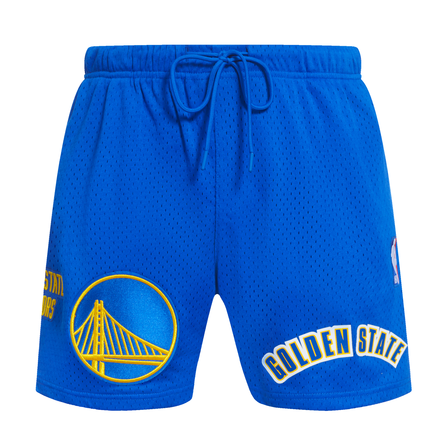 NBA GOLDEN STATE WARRIORS CLASSIC MEN'S MESH SHORT (ROYAL BLUE)