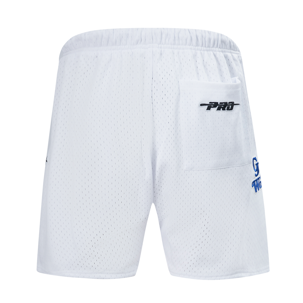 NBA GOLDEN STATE WARRIORS SOUVENIR MEN'S MESH SHORT (WHITE)