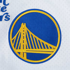 NBA GOLDEN STATE WARRIORS SOUVENIR MEN'S MESH SHORT (WHITE)