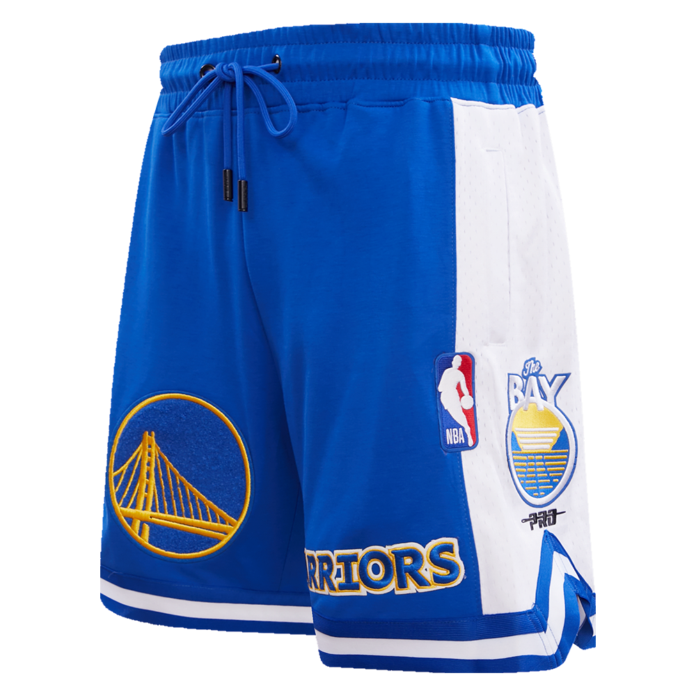 NBA GOLDEN STATE WARRIORS RETRO CLASSIC SHORT 2.0 POUR HOMME (BLEU ROYAL)