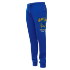 NBA GOLDEN STATE WARRIORS OLD ENGLISH MEN'S SWEATPANT (ROYAL BLUE)