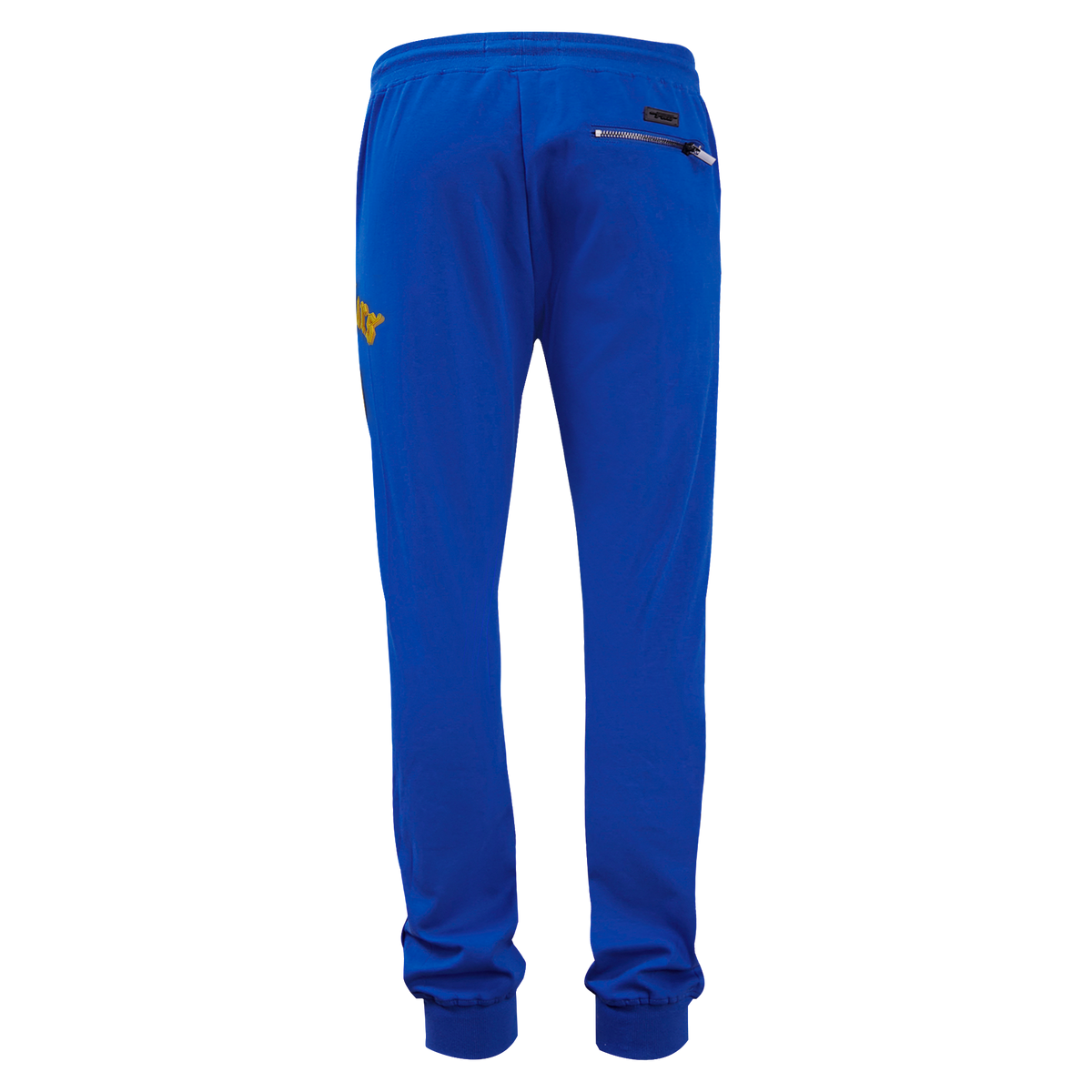 NBA GOLDEN STATE WARRIORS OLD ENGLISH MEN'S SWEATPANT (ROYAL BLUE)