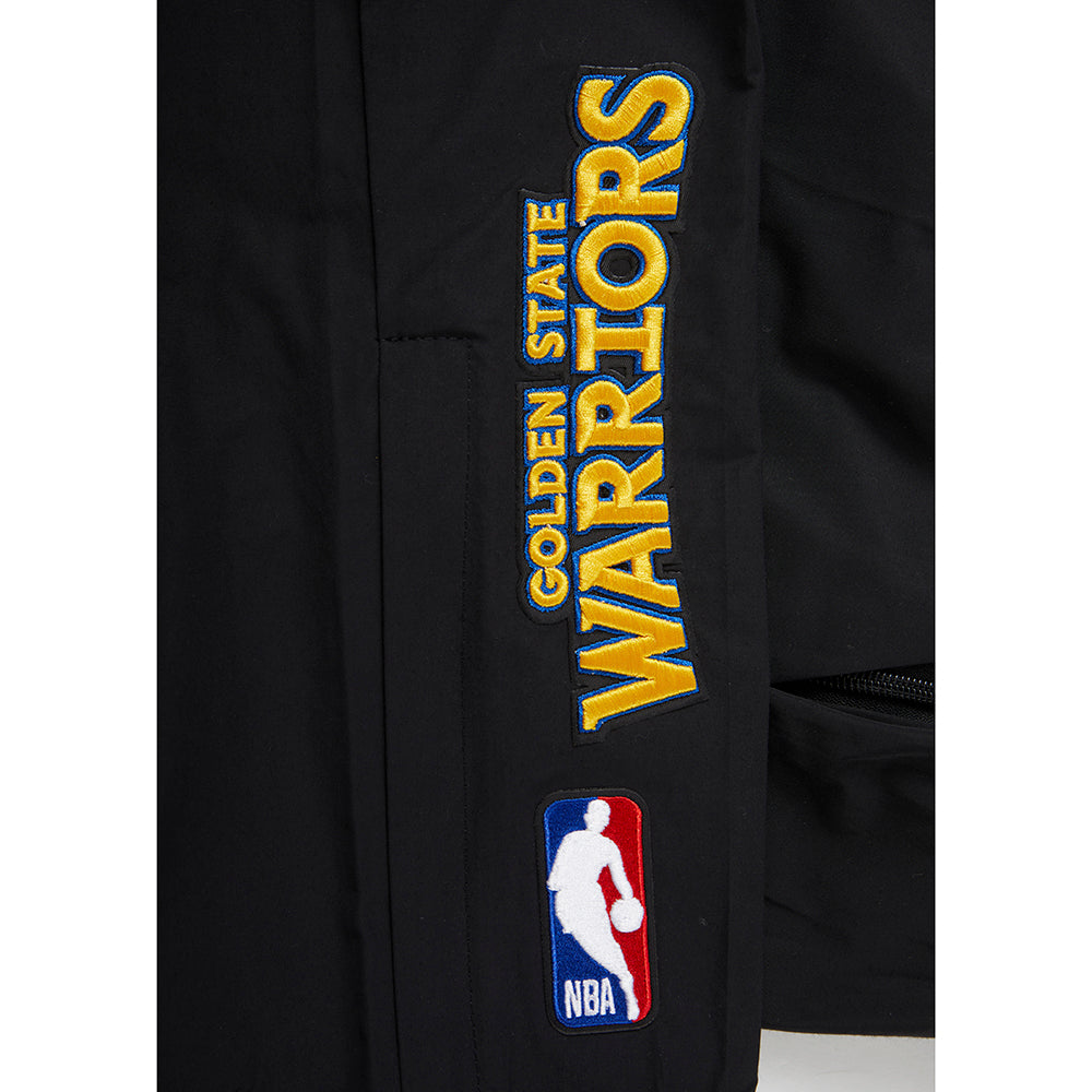 NBA GOLDEN STATE WARRIORS CLASSIC WIND SUIT MEN'S WOVEN PANT (BLACK)